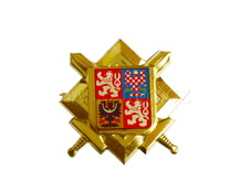 Odznak AČR zlatový, smaltovaný, použitý