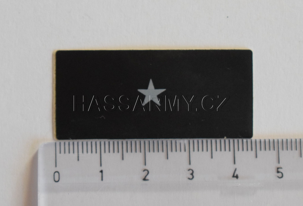 Náložka hodnostní-podpraporčík (malá)-samolepící