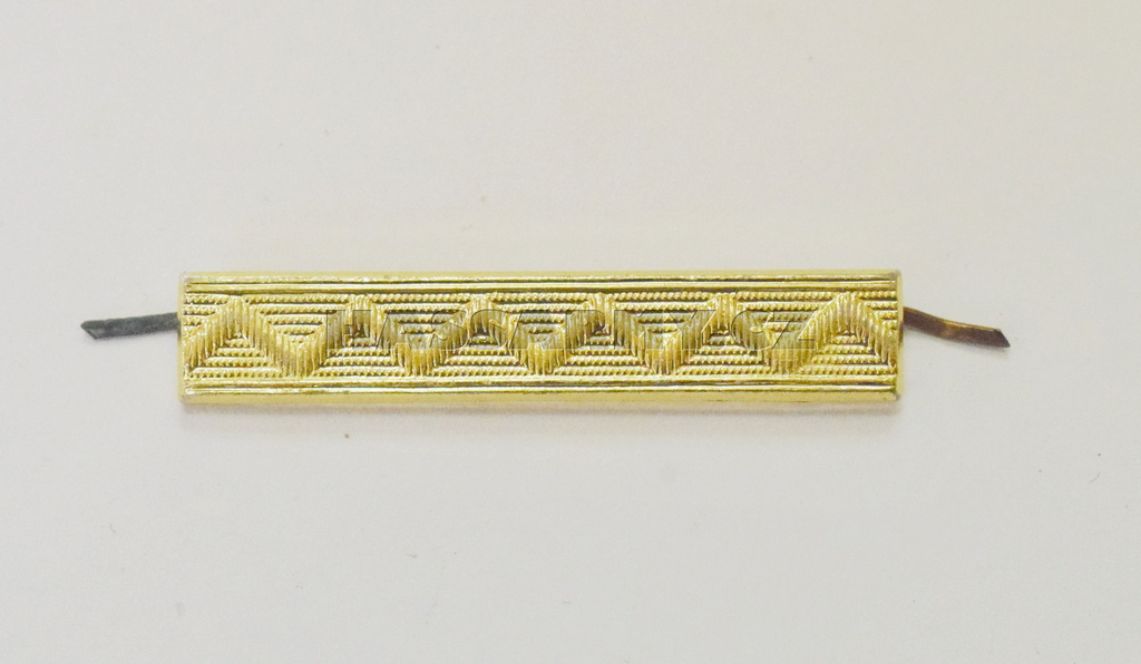 Odznak zlatá kolejnice rovná velká