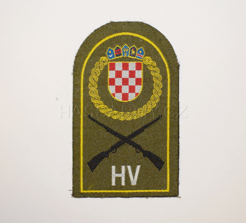 Nášivka CROATIAN ARMY - Hrvatska vojska