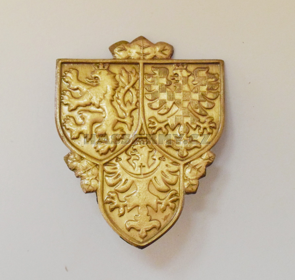 Odznak AČR Hradní stráž malý, zlatý, použitý