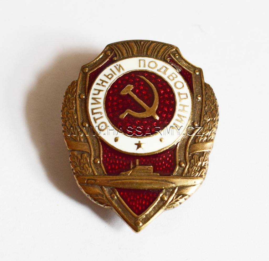 Odznak Vzorný pracovník - potapěč