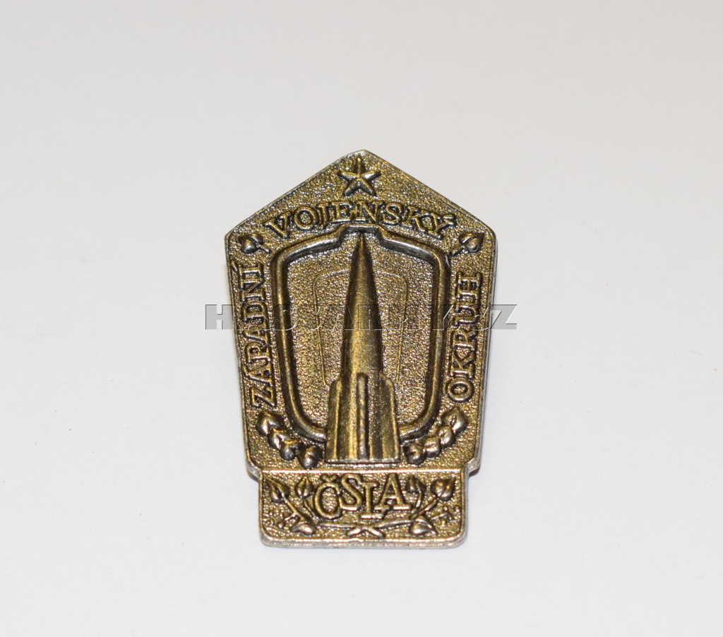 Odznak Západní vojenský okruh ČSLA tmavý