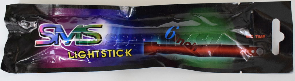 Svítící tyčka chemická  8-12 hod. červená