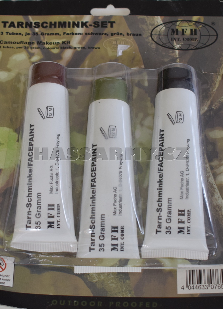 Barvy maskovací 3 tuby set