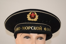 Čepice RUSKÁ námořnická černá