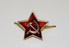 Odznak-Rudá hvězda SSSR malá, 22mm