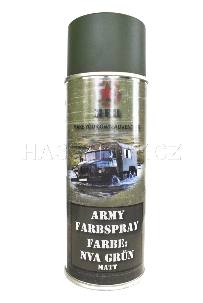 Barva ARMY ve spreji NVA GREEN 400 ml