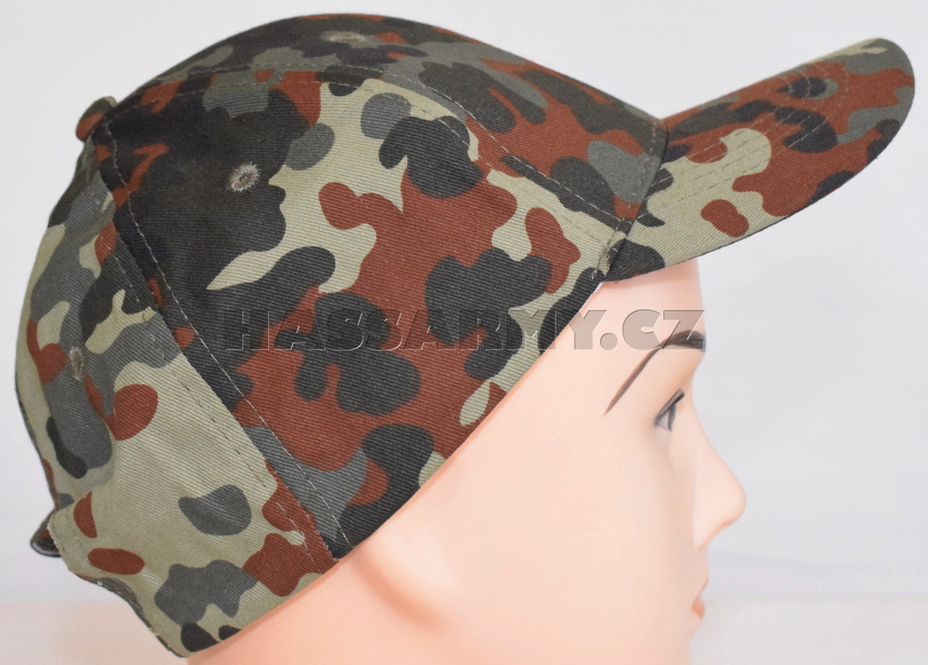 Čepice dětská BASEBALL flecktarn