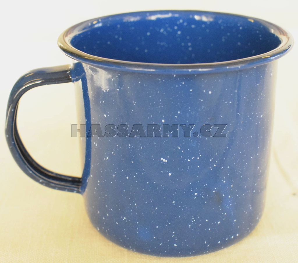 Hrnek smalt modrý