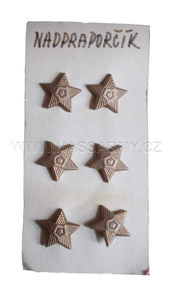 Odznak - sada NADPRAPORČÍK