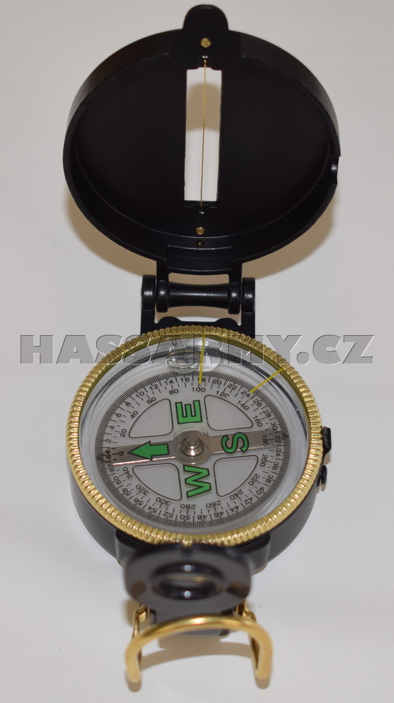 Kompas US kovové tělo černý
