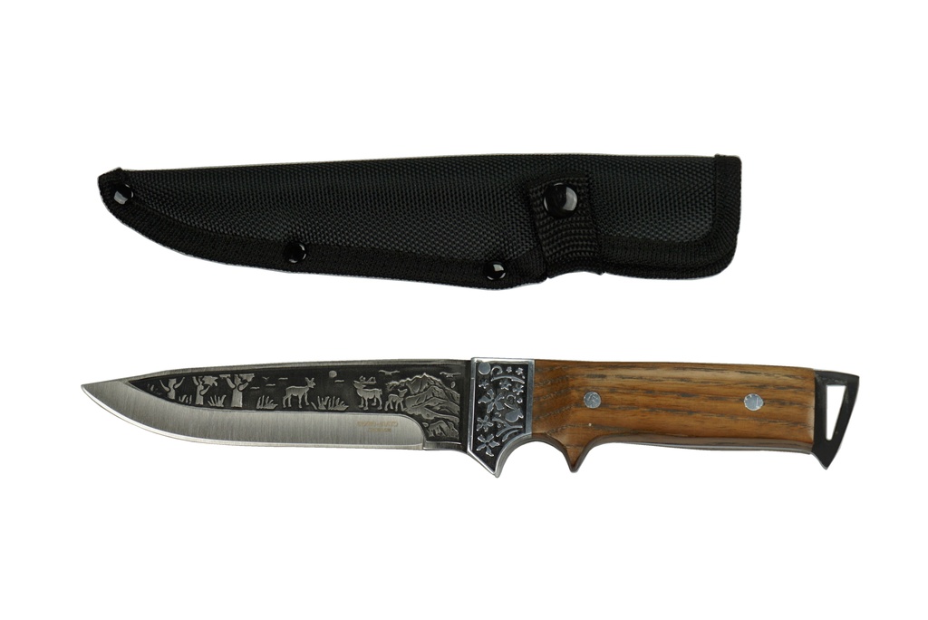 Nůž lovecký - dekor jeleni