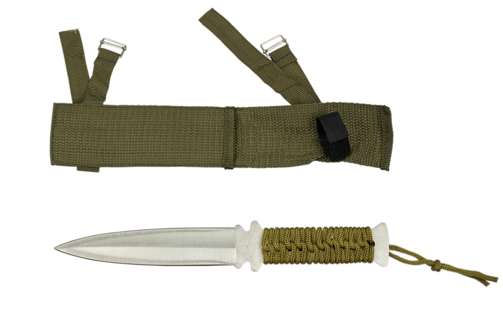 Nůž vrhací s parašńůrou na střence