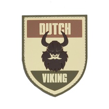 Nášivka Holandský Viking PVC hnědá