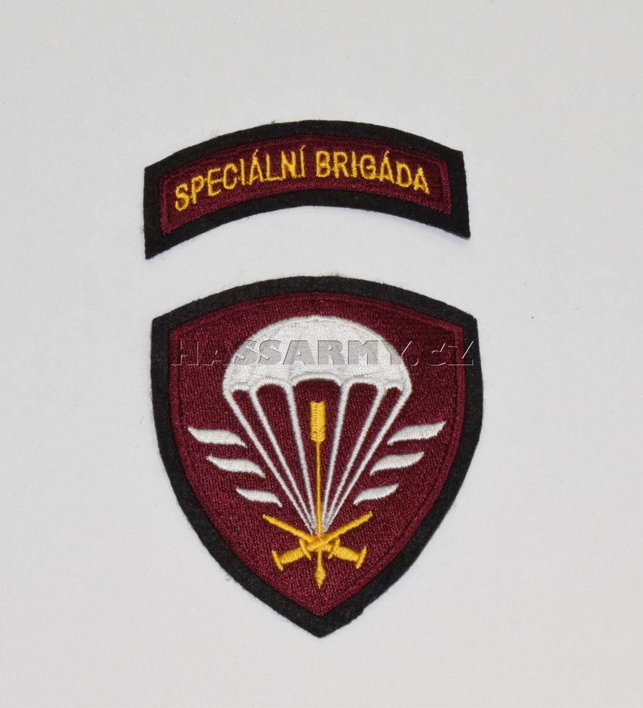 Nášivka SPECIÁLNÍ BRIGÁDA vínová