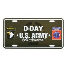 Cedule plechová Den D U.S. Army