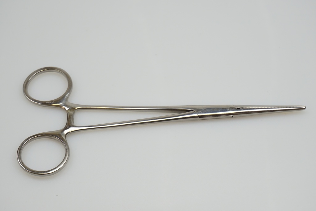 Svorka na cévy - pean rovný 140 mm