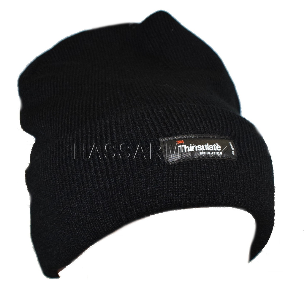 Čepice jemně pletená Thinsulate černá