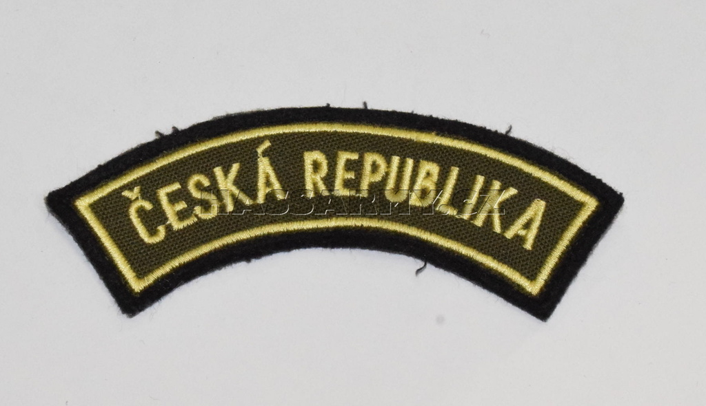 Nášivka DOMOVENKA ČESKÁ REPUBLIKA-použitá