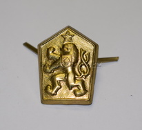 Odznak ČSLA - LEV zlatavý, použitý