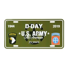 Cedule plechová Den D U.S. Army