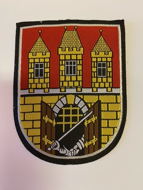 Nášivka ruk.košilová ČESTNÁ STRÁŽ PRAHA,typ4,vz.97-použitá