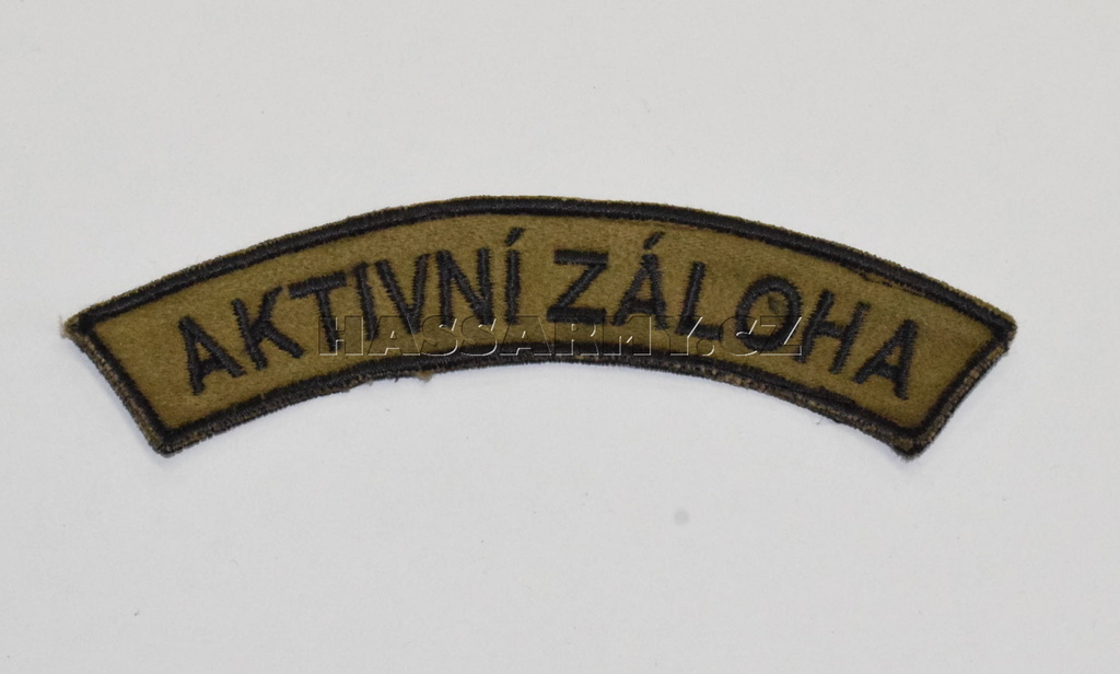 Nášivka AKTIVNÍ ZÁLOHA-použitá