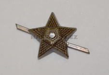 Odznak hvězda mořená pěticípá malá ČSLA, použitá