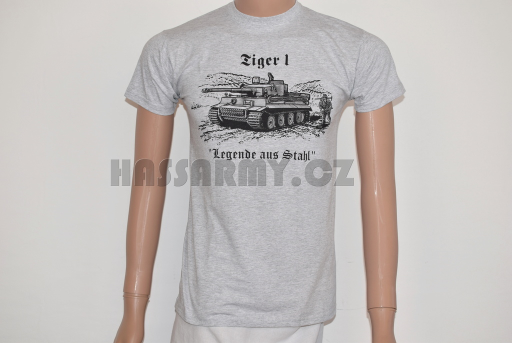 Triko krátký rukáv TIGER I šedé