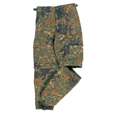 Kalhoty dětské US BDU ZIP-OFF FLECKTARN