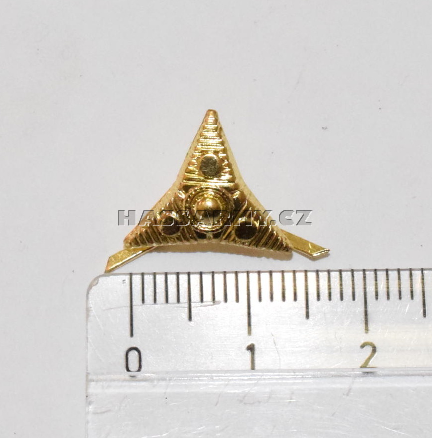 Odznak hvězda zlatová třícípá malá AČR