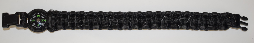 Náramek PARA s kompasem 9 BLACK