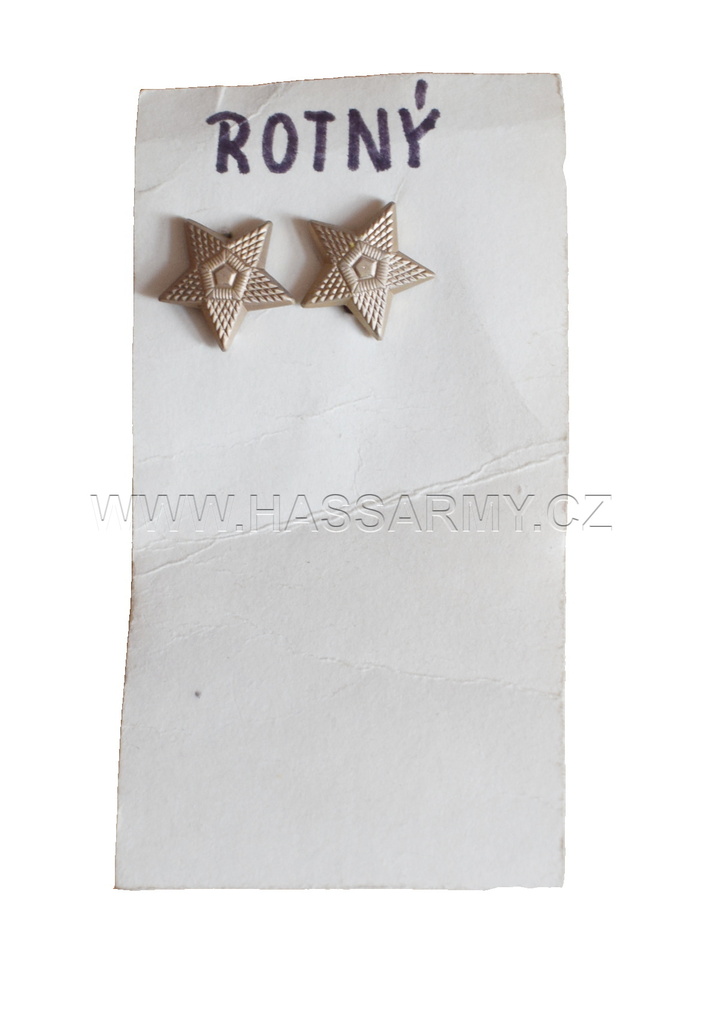 Odznak - sada hvězd ROTNÝ