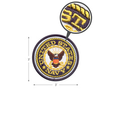 Nášivka U.S. NAVY kulatá