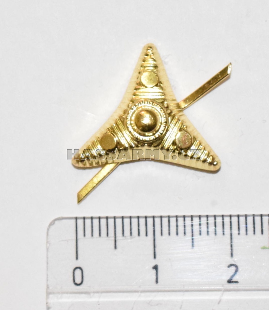 Odznak hvězda zlatová třícípá velká AČR