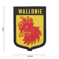 Nášivka Wallonie PVC žlutá