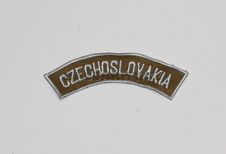 Nášivka DOMOVENKA CZECHOSLOVAKIA-použitá