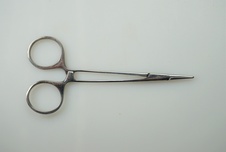 Svorka na cévy - moskito-pean rovný 125 mm