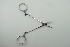 Svorka na cévy - moskito-pean rovný 125 mm