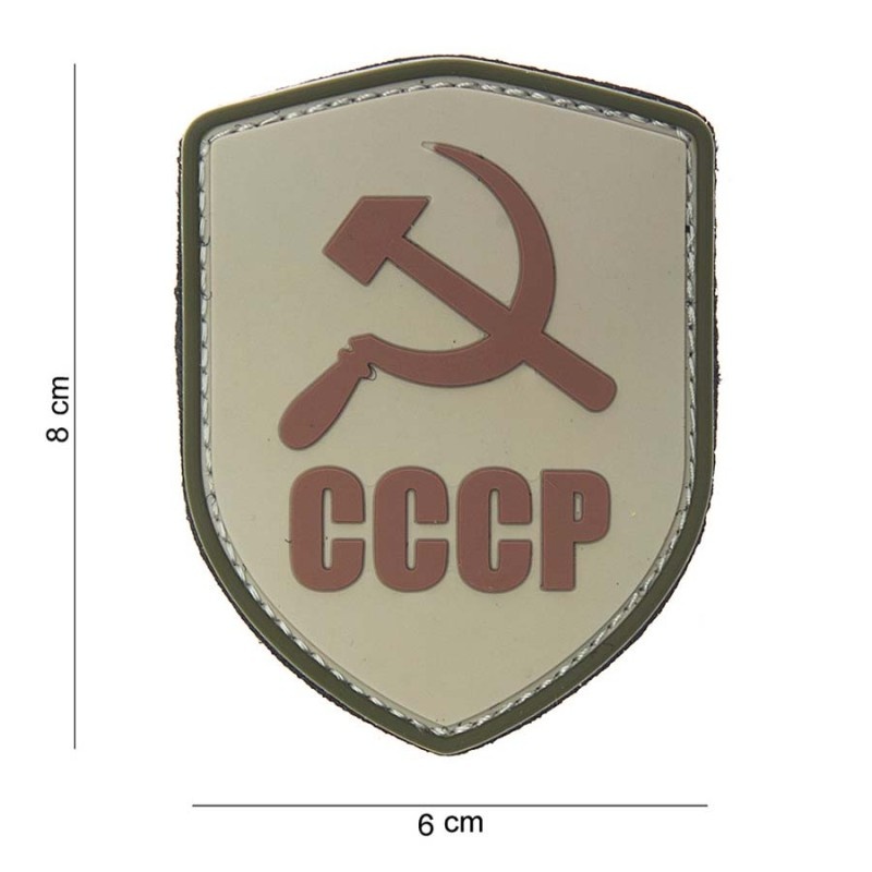 Nášivka SSSR štít zelený PVC