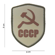 Nášivka SSSR štít zelený PVC