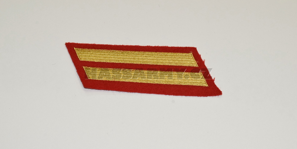 Nášivka - Služební pruhy USMC, 2pruhy-červené