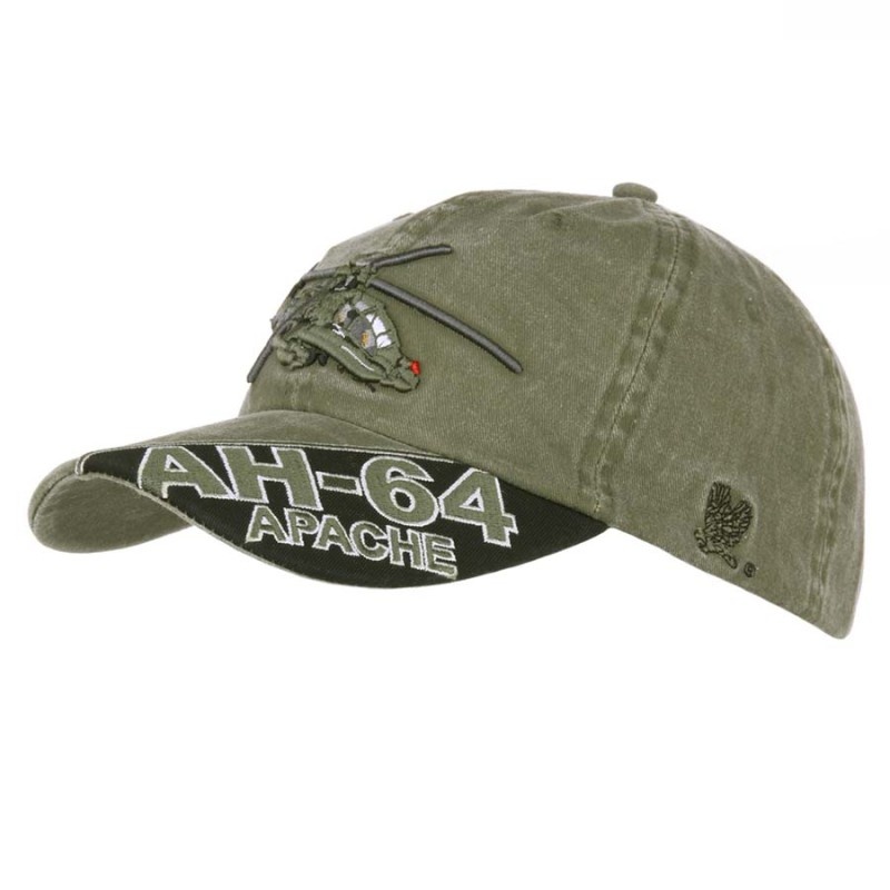 Čepice BASEBALL AH-64 Apache stone washed