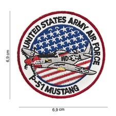 Nášivka P-51 Mustang U.S.