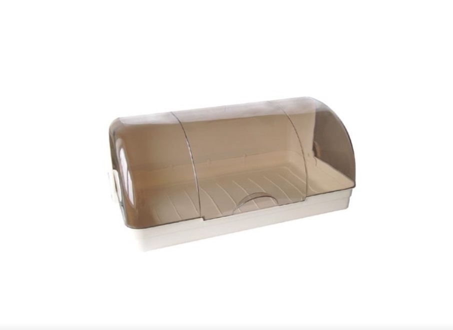 Chlebník PLAF s otočným krytem; 40x24x17 cm; plast; mix barev
