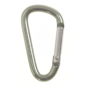 Karabina D 5 mm x 5 cm ZELENÁ