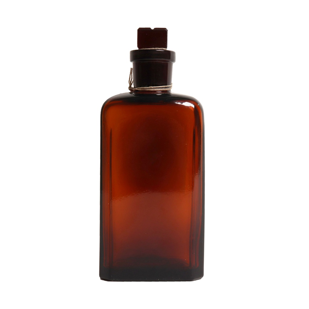 Sklenice hnědá 250 ml zabroušená