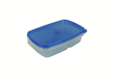 Dóza dělená 2 ks; 23x16x5,5 cm; 1 l; plast; mix barev