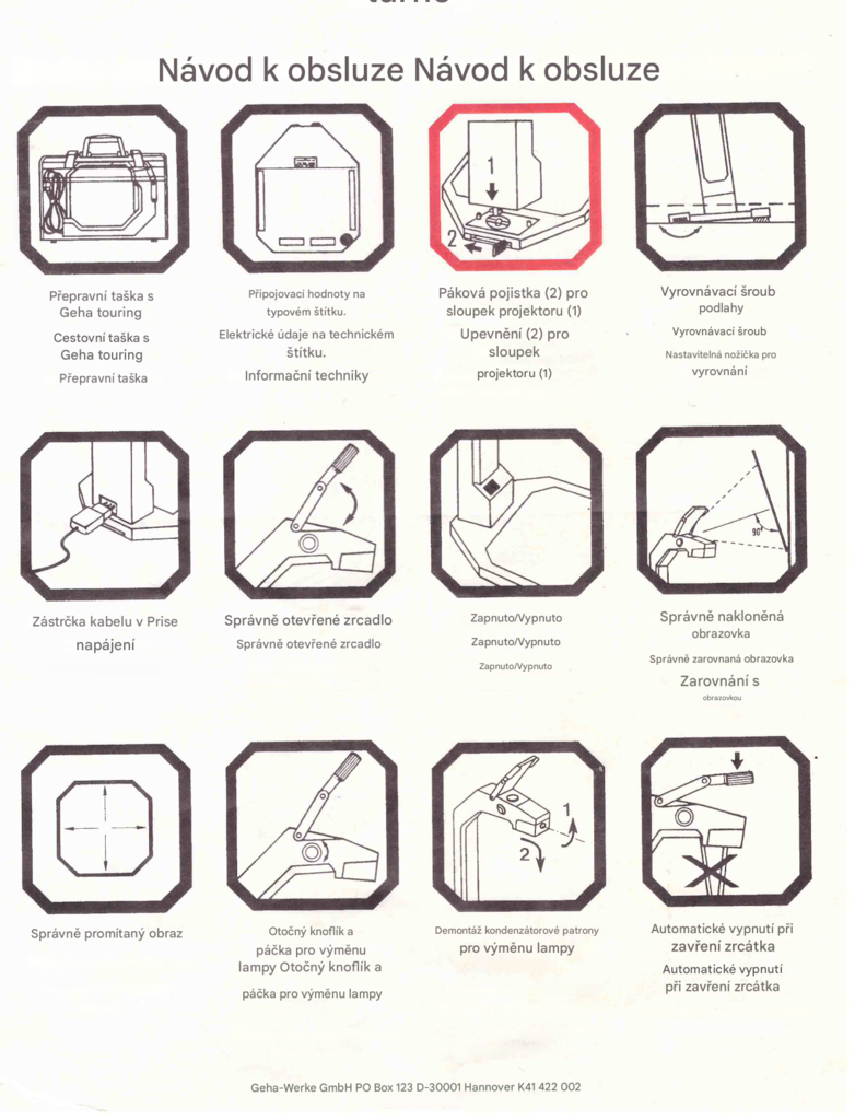 Projektor GEHA touring LW